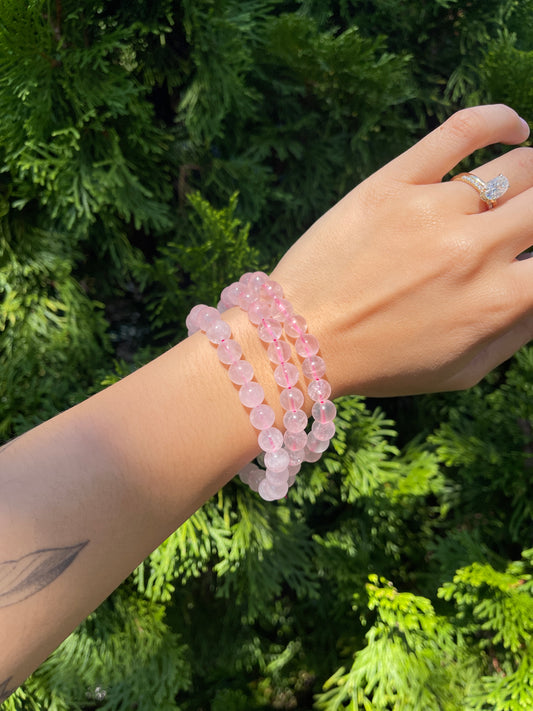 Rose Quartz Bracelets